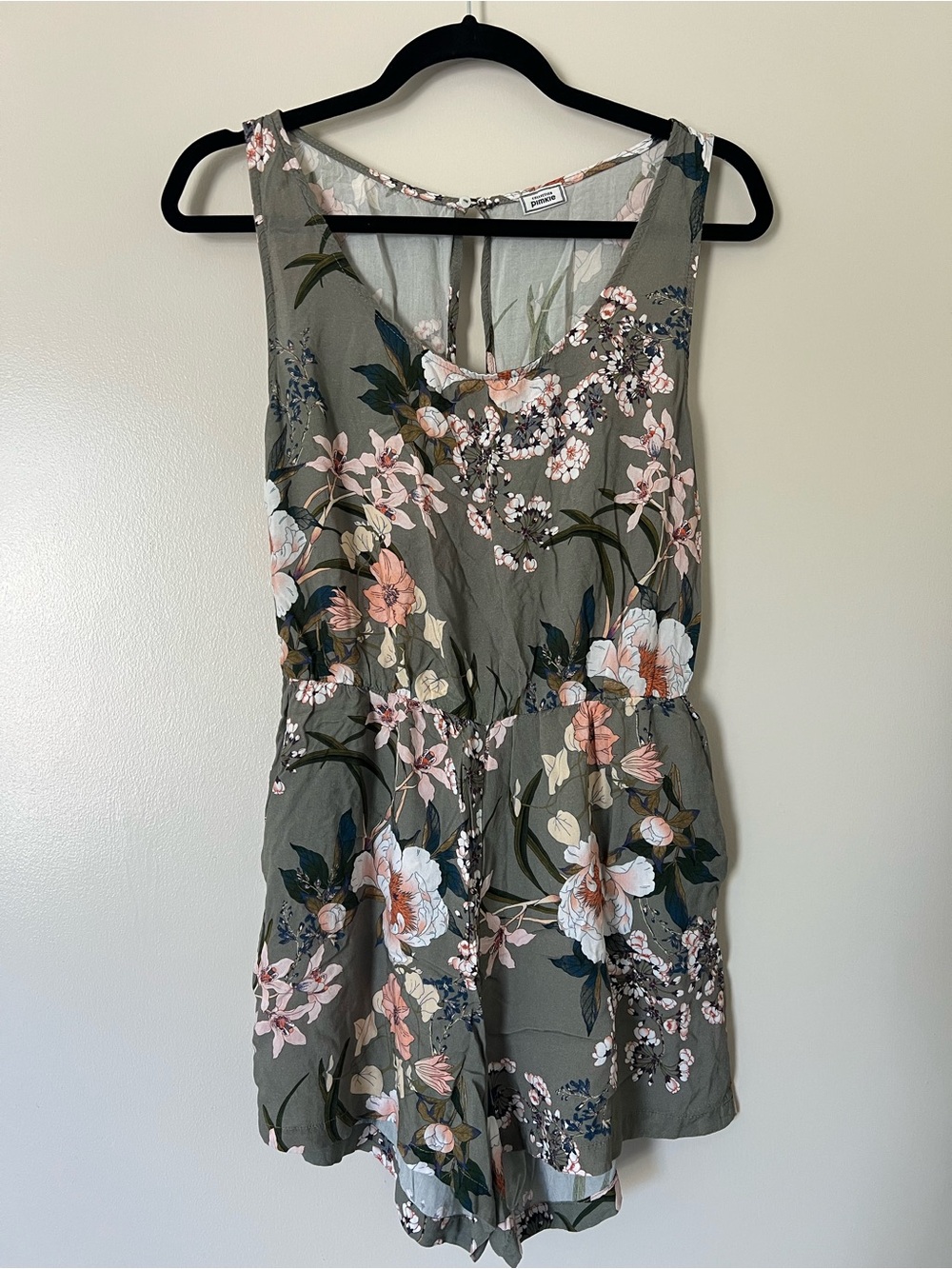 Floral Tie-Back Romper